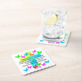 宗教的イザヤ41:10聖なる書物、 経典節 ペーパーコースター (インサイチュ)