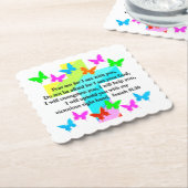 宗教的イザヤ41:10聖なる書物、 経典節 ペーパーコースター (アングル)