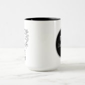 宗教的インスピレーション単語アートコーヒー マグカップ (中央)