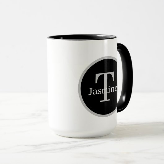 宗教的インスピレーション単語アートコーヒー マグカップ (正面右)