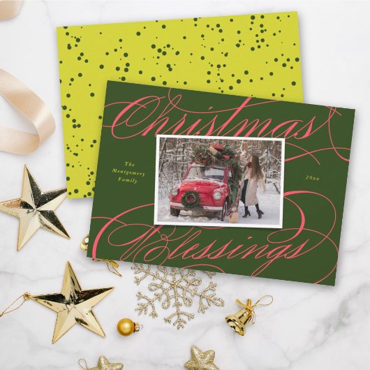 宗教的エレガントなクリスマス恵みのスクリプト写真 シーズンカード