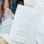 宗教的エレガントなフォーマルクインチェニェラ写真 招待状