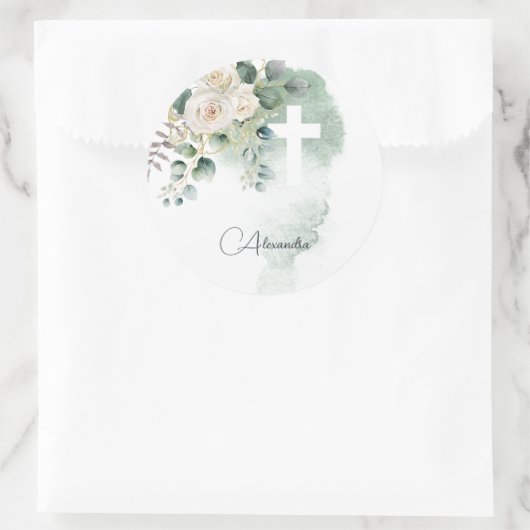 宗教的エレガントバラグリーンウォッシュクロス ラウンドシール (バッグ)