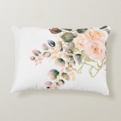 宗教的エレガントバラピンク洗面クロス アクセントクッション (裏面)