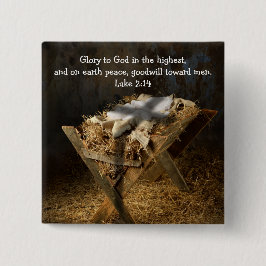 宗教的カスタムクリスマスボタン 缶バッジ