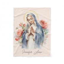 宗教的カトリックヴァージンマリアとバラ