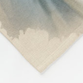 宗教的カトリックヴァージンメアリーフローラ フリースブランケット (角)