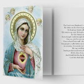 宗教的カトリック聖なるハートマリア悔やみや弔慰 カード