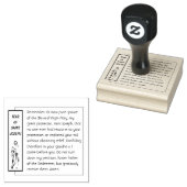 宗教的カトリック聖ヨセフの子イエス祈りの言葉 ラバースタンプ (押印)