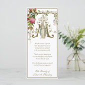 宗教的カトリック葬儀悔やみや弔慰ありがとう カード (スタンド正面)