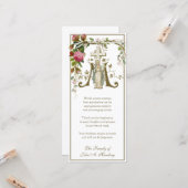 宗教的カトリック葬儀悔やみや弔慰ありがとう カード (正面/裏面インサイチュ)