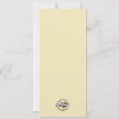 宗教的カトリック葬儀悔やみや弔慰ありがとう カード (裏面)