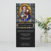 宗教的カトリック葬儀悔やみや弔慰ありがとう カード (スタンド正面)