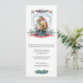 宗教的カトリック葬儀悔やみや弔慰ありがとう カード (スタンド正面)