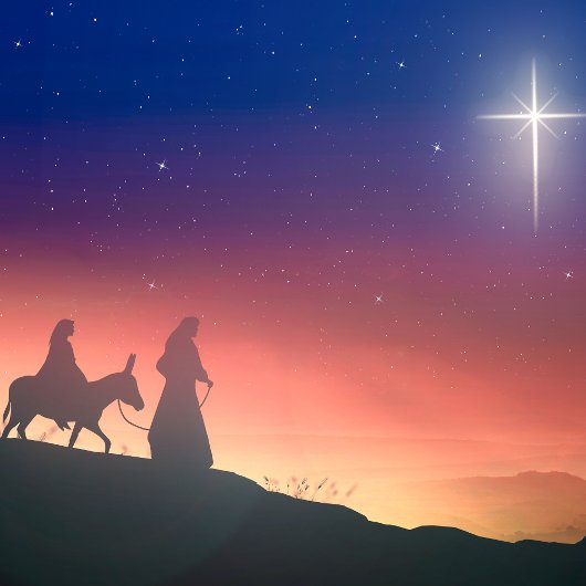 宗教的カラフルな水の色のクリエレガントスマス スクエアシール