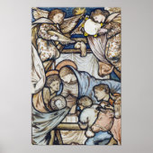 宗教的キリスト教のクリスマス出生Burne-Jones ポスター (正面)