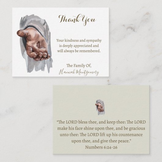 宗教的キリスト教カトリックサンキューカード ノートカード (正面/裏面)