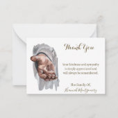 宗教的キリスト教カトリックサンキューカード ノートカード (正面)