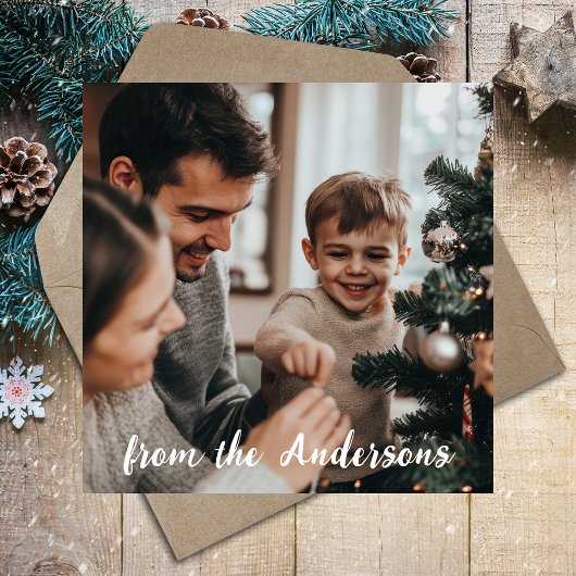 宗教的キリスト教カトリック写真聖降誕祭のお祝い シーズンカード