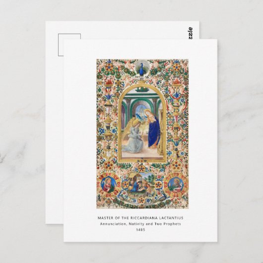 宗教的キリスト教出生ヴィンテージクリスマス ポストカード (正面/裏面)