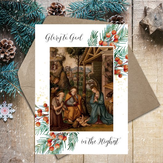 宗教的クリスチャンのクリスマス出生のシーン写真 シーズンカード