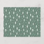 宗教的クリスチャンクリスマスホリデーカード (裏面)