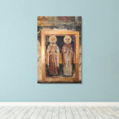 宗教的クリスチャン美術 キャンバスプリント (インサイチュ (ウッドフロア))