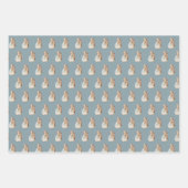 宗教的クリスチャン・エンジェル・メアリー&ジョセフ・クリスマス ラッピングペーパーシート (正面2)