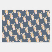 宗教的クリスチャン・エンジェル・メアリー&ジョセフ・クリスマス ラッピングペーパーシート (正面)