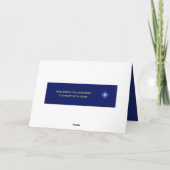 宗教的クリスチャン・クリスマスカー信じド – - シーズンカード (裏面)