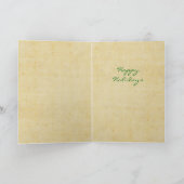 宗教的クリスマスカードオールドファッション シーズンカード (内部)