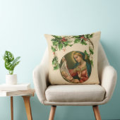 宗教的クリスマスヴァージンマリアベビーイエスフローラ クッション (椅子)