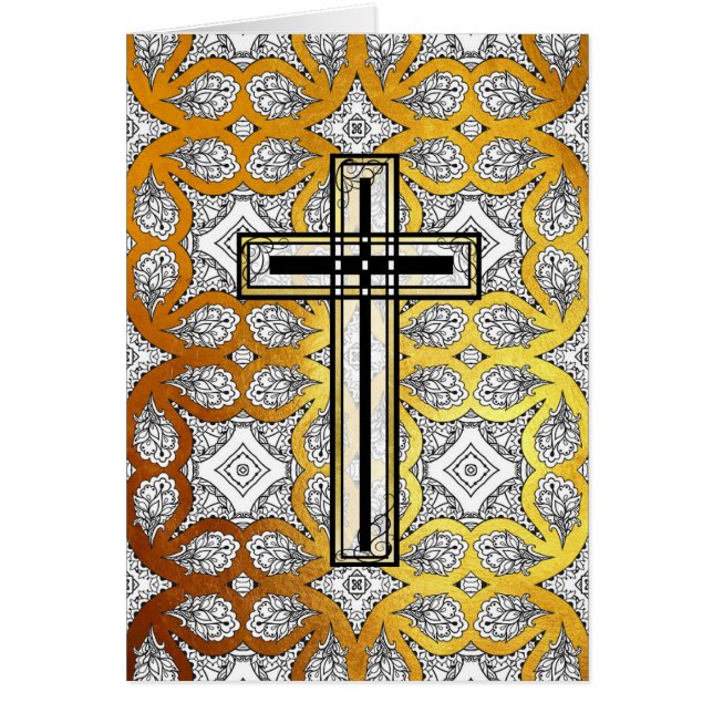 宗教的クロスイースター引用文カード (正面)