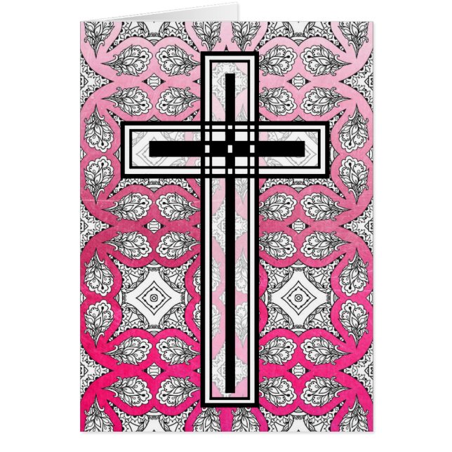 宗教的クロスイースター引用文カード (正面)