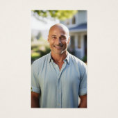 宗教的クロス葬儀Psalm写真祈りの言葉カード (正面)