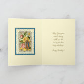 宗教的グアダルーペフラワーカソリック誕生日 シーズンカード (内部)