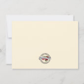 宗教的ケルト十字葬祭弔問悔やみや弔慰 サンキューカード (裏面)