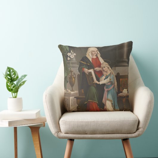 宗教的サンアンヴァージンメアリーヴィンテージ クッション (椅子)