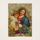 宗教的スピリチュアルブーケ祈りの言葉ホーリーカード (正面)