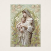 宗教的スピリチュアルブーケ祈りの言葉ホーリーカード (正面)