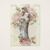 宗教的スピリチュアルブーケ祈りの言葉ホーリーカード (正面)