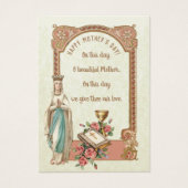 宗教的スピリチュアルブーケ祈りの言葉ホーリーカード (正面)