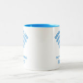 宗教的ソーシャルメディおもしろいア ツートーンマグカップ (中央)