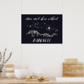 宗教的タイポグラフィアートプリント ポスター (キッチン)