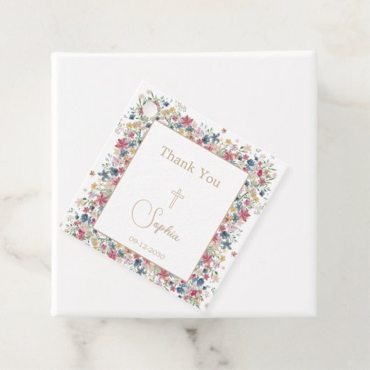 宗教的バプテスマ《キリスト教》洗礼式や命名式サンキューユキュフローラ フェイバータグ (インサイチュ)