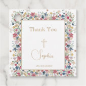 宗教的バプテスマ《キリスト教》洗礼式や命名式サンキューユキュフローラ フェイバータグ (正面)