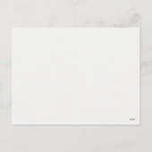 宗教的パーソナライズされたクリスマスカード シーズンポストカード (裏面)