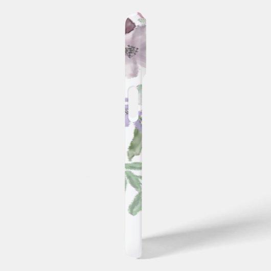 宗教的フェミニンなシンプルホワイトウォーター色フローラ Case-Mate iPhoneケース (裏面 / 右)