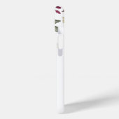 宗教的フェミニンなシンプルホワイトウォーター色フローラ Case-Mate iPhoneケース (裏面 / 左)