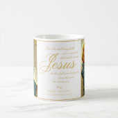 宗教的マドンナと子カトリックのクリスマスプレゼント コーヒーマグカップ (中央)